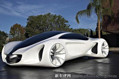 展望未来设计理念 奔驰biome四座超跑概念车将亮相