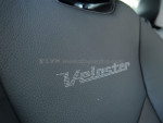 前座椅的靠背上还印上了飞思的车名标志。