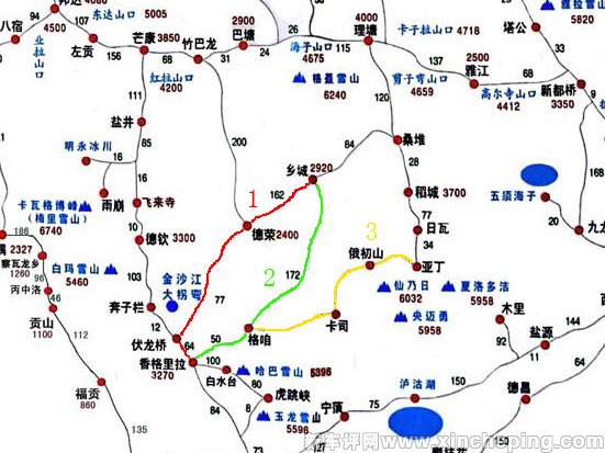 347国道四川线路图图片