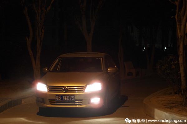 上海大众新桑塔纳长测（8）：给人惊喜的弯道照明